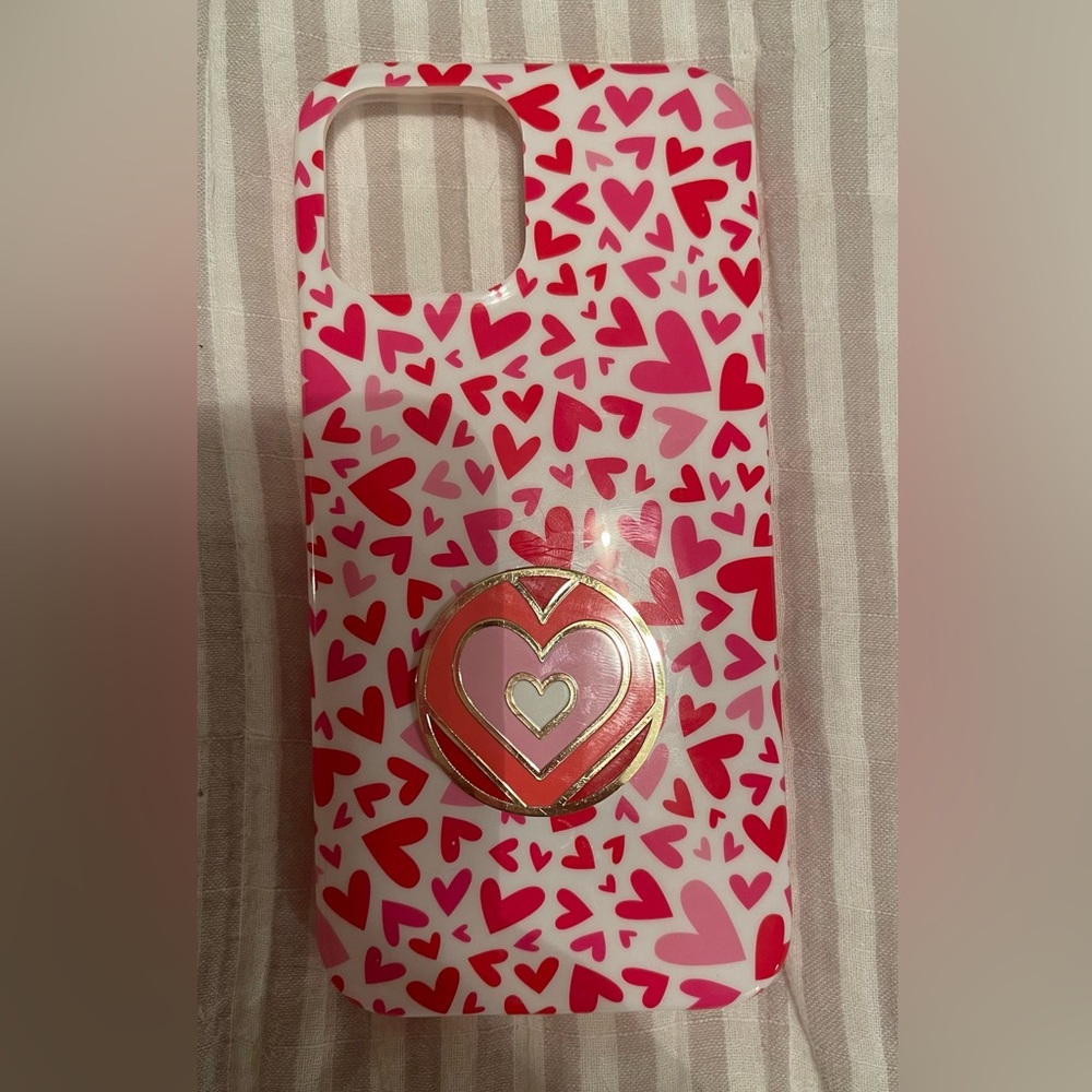 Brand new Casely original Valentine’s IPhone 12 Pro Max case with a pop socket.
